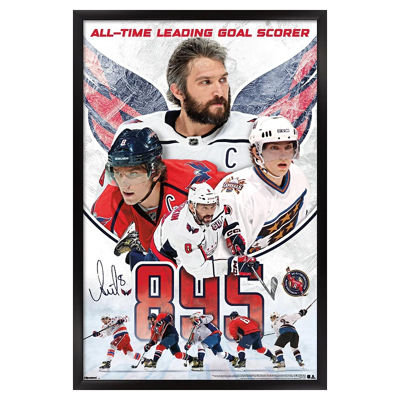 Alexander Ovechkin Washington Capitals 24" x 36" Framed Player Poster