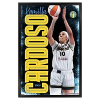 Kamilla Cardoso Chicago Sky 24" x 36" Framed Player Poster