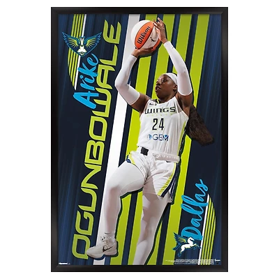 Arike Ogunbowale Dallas Wings 24" x 36" Framed Player Poster