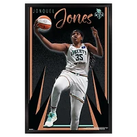 Jonquel Jones New York Liberty 24" x 36" Framed Player Poster