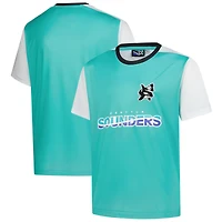 Youth Sport Design Sweden Rave Green Seattle Sounders FC 2025 Jersey Hook T-Shirt