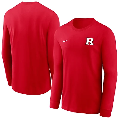Men's Nike Scarlet Rutgers Knights Legend Dri-FIT Long Sleeve T-Shirt