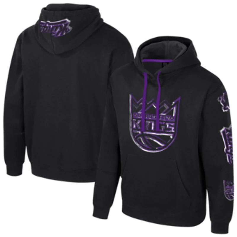Unisex Stadium Essentials Black Sacramento Kings Elementized Pullover Hoodie