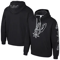 Unisex Stadium Essentials Black San Antonio Spurs Elementized Pullover Hoodie