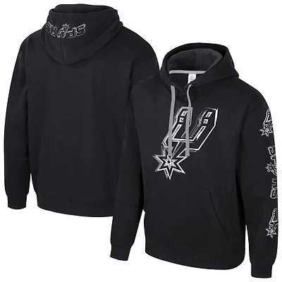 Unisex Stadium Essentials Black San Antonio Spurs Elementized Pullover Hoodie