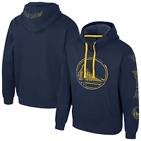 Unisex Stadium Essentials Navy Golden State Warriors Elementized Pullover Hoodie