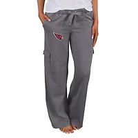 Women's Concepts Sport Charcoal Arizona Cardinals Trackside Cargo Pants