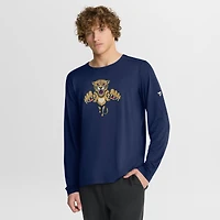 Men's Fanatics Athletic Navy Florida Panthers 2026 NHL Winter Classic Authentic Pro Tech Long Sleeve T-Shirt
