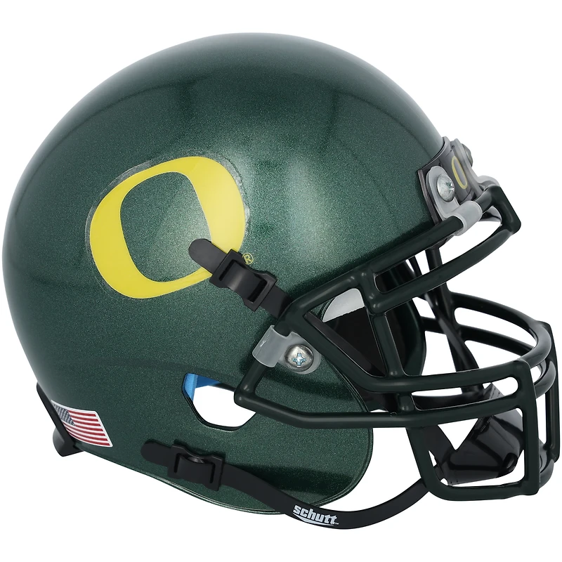 Oregon Ducks Schutt Green Mini Helmet