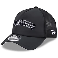 Men's New Era Black San Francisco Giants 2026 Batting Practice Alternate Apex 9FORTY Adjustable Hat