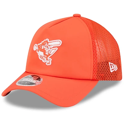 Men's New Era Orange Baltimore Orioles 2026 Batting Practice Alternate Apex 9FORTY Adjustable Hat