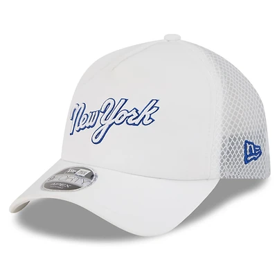 Men's New Era New York Mets 2026 Batting Practice Apex 9FORTY Adjustable Trucker Hat