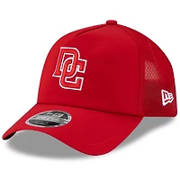 Men's New Era Washington Nationals 2026 Batting Practice Apex 9FORTY Adjustable Trucker Hat