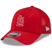 Men's New Era St. Louis Cardinals 2026 Batting Practice Apex 9FORTY Adjustable Trucker Hat