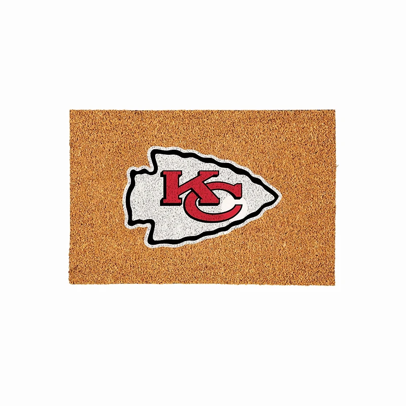 Kansas City Chiefs 24" x 36" Outdoor Team Logo Coir Mat
