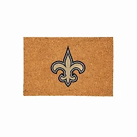 New Orleans Saints 24" x 36" Outdoor Team Logo Coir Mat