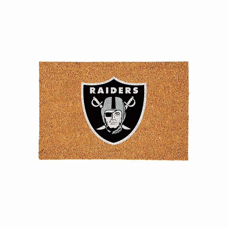 Las Vegas Raiders 24" x 36" Outdoor Team Logo Coir Mat