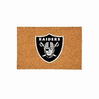 Las Vegas Raiders 24" x 36" Outdoor Team Logo Coir Mat