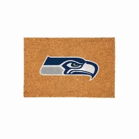 Seattle Seahawks 24" x 36" Outdoor Team Logo Coir Mat