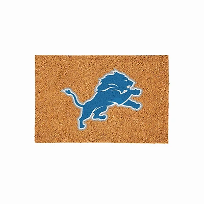 Detroit Lions 24" x 36" Outdoor Team Logo Coir Mat