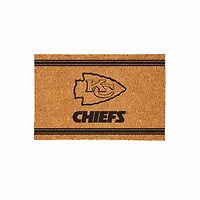 Kansas City Chiefs 24" x 36" Outdoor Monochrome Team Logo Coir Mat
