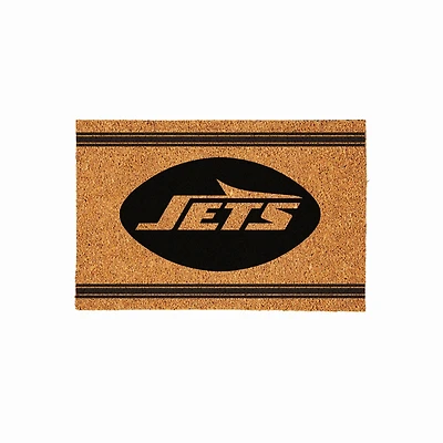 New York Jets 24" x 36" Outdoor Monochrome Team Logo Coir Mat