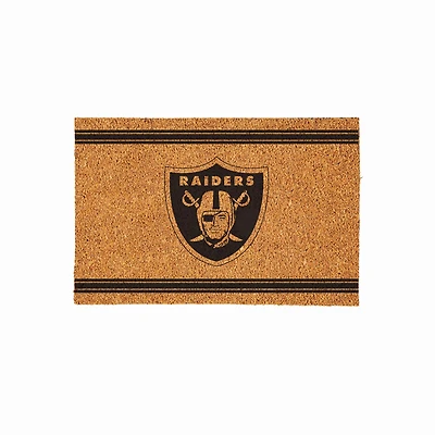 Las Vegas Raiders 24" x 36" Outdoor Monochrome Team Logo Coir Mat