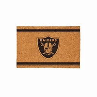 Las Vegas Raiders 24" x 36" Outdoor Monochrome Team Logo Coir Mat
