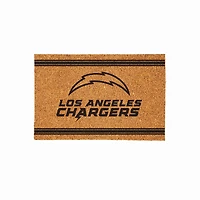 Los Angeles Chargers 24" x 36" Outdoor Monochrome Team Logo Coir Mat