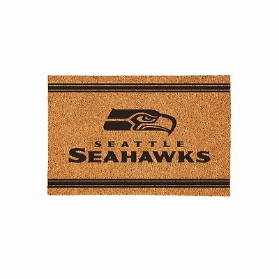 Seattle Seahawks 24" x 36" Outdoor Monochrome Team Logo Coir Mat