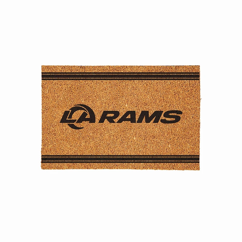 Los Angeles Rams 24" x 36" Outdoor Monochrome Team Logo Coir Mat