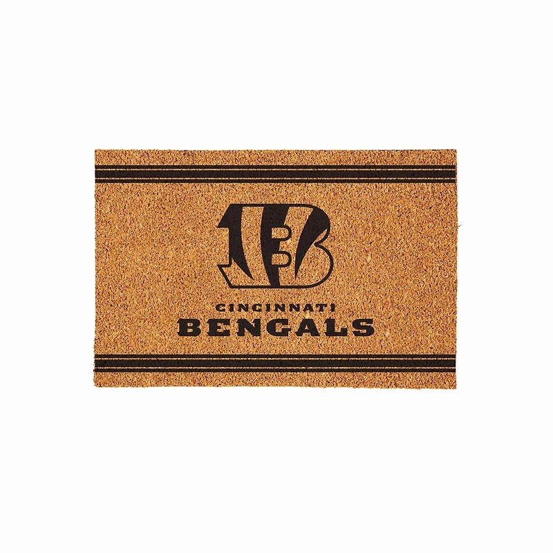 Cincinnati Bengals 24" x 36" Outdoor Monochrome Team Logo Coir Mat