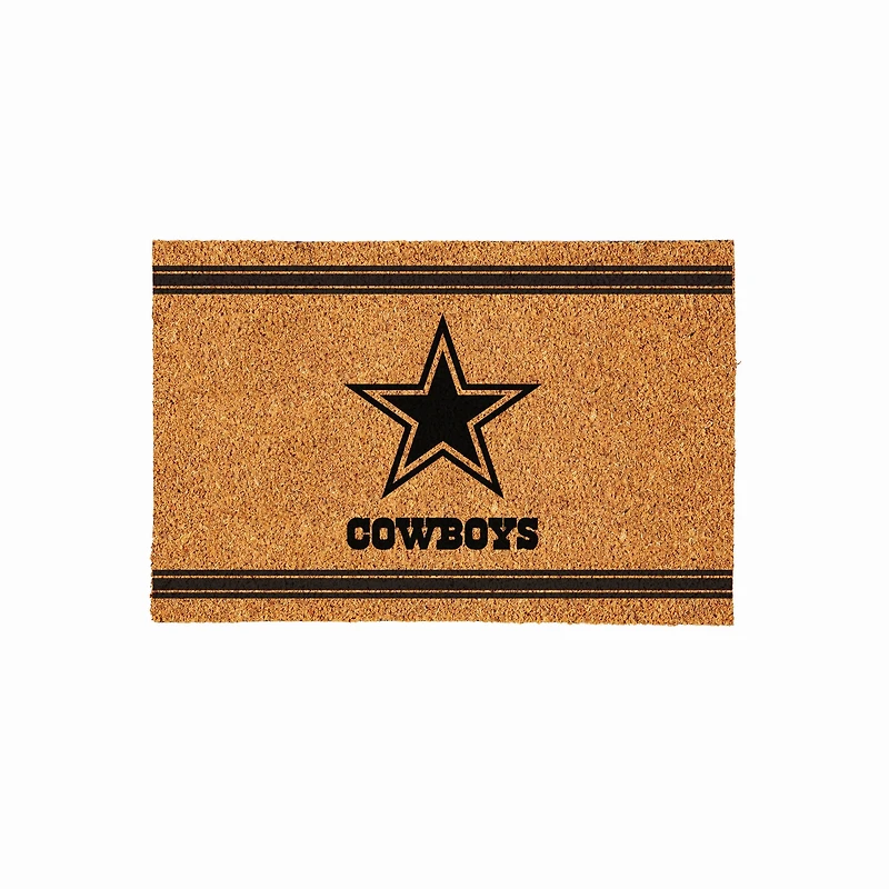 Dallas Cowboys 24" x 36" Outdoor Monochrome Team Logo Coir Mat