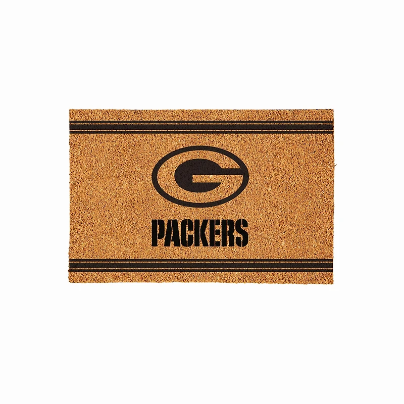 Green Bay Packers 24" x 36" Outdoor Monochrome Team Logo Coir Mat