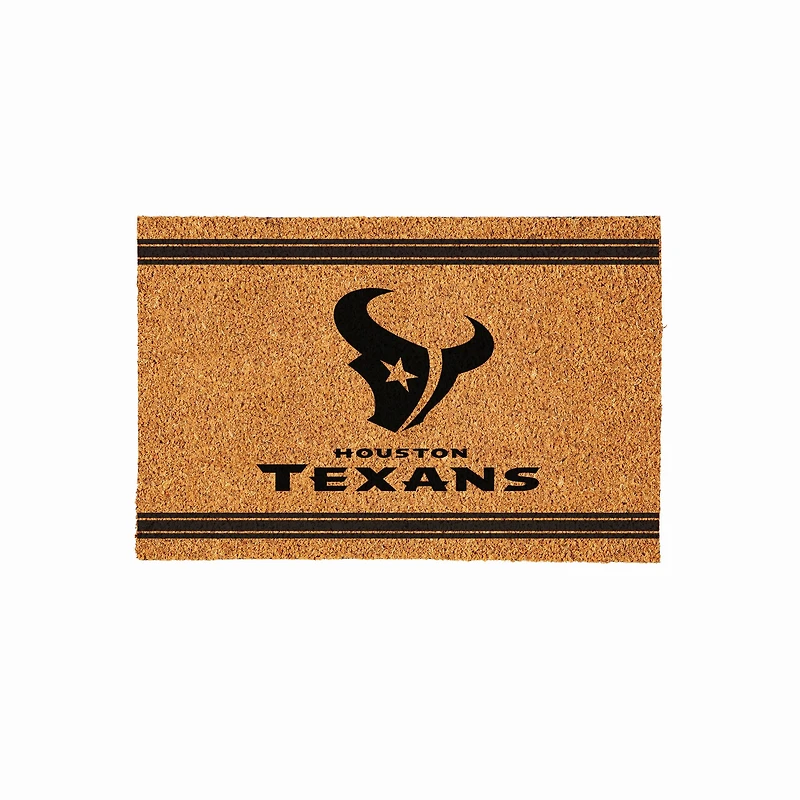 Houston Texans 24" x 36" Outdoor Monochrome Team Logo Coir Mat