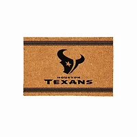 Houston Texans 24" x 36" Outdoor Monochrome Team Logo Coir Mat