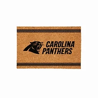 Carolina Panthers 24" x 36" Outdoor Monochrome Team Logo Coir Mat