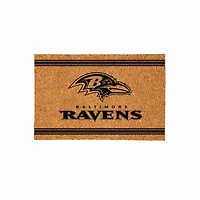 Baltimore Ravens 24" x 36" Outdoor Monochrome Team Logo Coir Mat