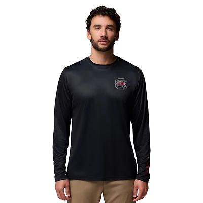 Men's Columbia  Black South Carolina Gamecocks PHG Terminal Shot Long Sleeve T-Shirt
