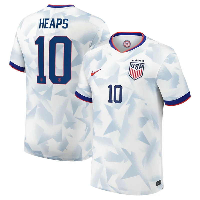 Men's Nike Lindsey Heaps White USWNT 2025 Home Replica Player Jersey