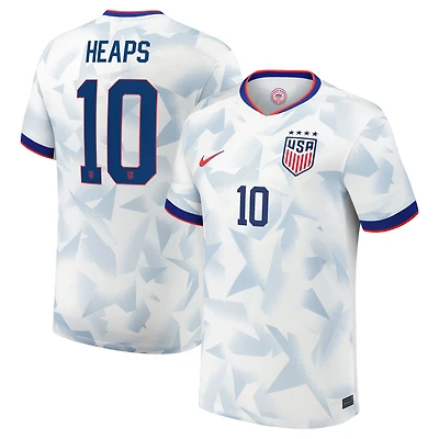 Men's Nike Lindsey Heaps White USWNT 2025 Home Replica Player Jersey