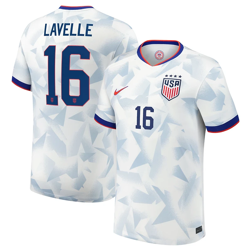 Men's Nike Rose Lavelle White USWNT 2025 Home Replica Player Jersey