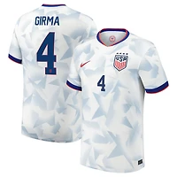 Men's Nike Naomi Girma White USWNT 2025 Home Replica Player Jersey