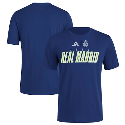 Men's adidas Navy Real Madrid 2025 Club World Cup Fresh T-Shirt