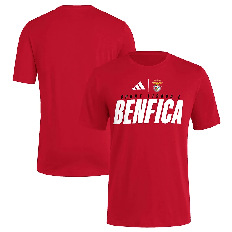 Men's adidas Red Benfica 2025 Club World Cup Fresh T-Shirt