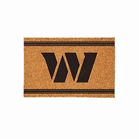Washington Commanders 24" x 36" Outdoor Monochrome Team Logo Coir Mat