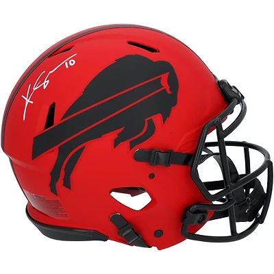 Khalil Shakir Buffalo Bills Autographed Riddell Rave Speed Authentic Helmet