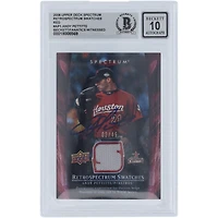 Andy Pettitte Houston Astros Autographed 2008 Upper Deck Spectrum Red Retrospectrum GU Relic #RS-AP1 #/45 Beckett Fanatics Witnessed Authenticated 10 Card