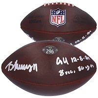 Brian Thomas Jr. Jacksonville Jaguars Autographed Game-Used Football vs. Tennessee Titans on December 8, 2024 with Multiple Inscriptions - #296