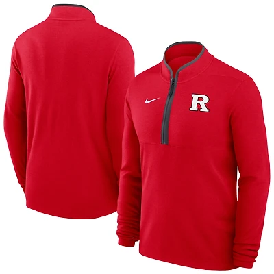 Men's Nike Scarlet Rutgers Knights Dri-FIT Victory Quarter-Zip Pullover